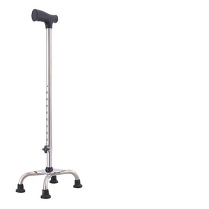Canne télescopique réglable en hauteur pour personnes âgées, bâton de marche pour la rééducation avec poignée et base antidérapantes - Product Image 4
