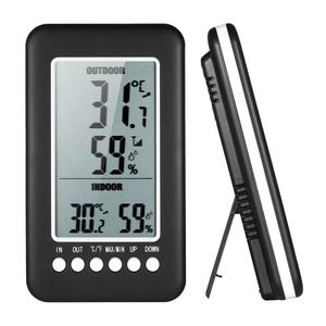 Kompaktes Echtzeit-Temperatur-und Feuchtigkeits-Tracking für Heim geräte mit digitalem LCD-Ferns ensor High <span class=keywords><strong>Low</strong></span> <span class=keywords><strong>Alarm</strong></span> Ideal für Babys - Product Image 4