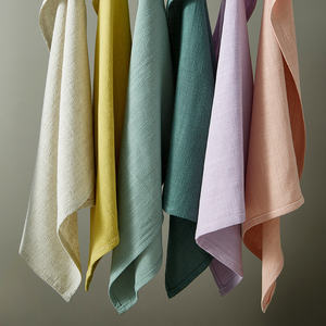 ขายส่งผ้าลินิน Napkinswhite สีชมพูสีเทาผ้าฝ้ายผ้าลินินผ้าเช็ดปาก - Product Image 1