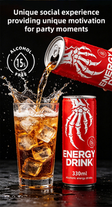 Bebida Energética Oem Brand Your Own Original Prime Hydration Refresh 500ml para Hombre, Sabor Ultra Black, con Ginseng para Mayor Energía - Product Image 2