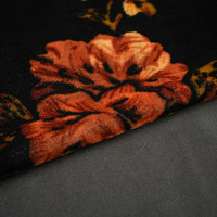 Tissu de jupe florale printanière en brocart acétique imitation sculptée, résistant à l'abrasion, largeur 43/44 pouces, fil textile, origine Jiangsu