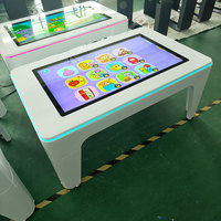 Mesa de Aprendizaje Infantil con Pantalla Táctil de 43 Pulgadas para Preescolar, PC Todo en Uno