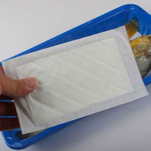 High Meat Packaging Moisture Absorbing Eco-Friendly Food Grade Absorbent Pad with 40ml/pcs USA Made <b>Pulp</b> - Product Image 2