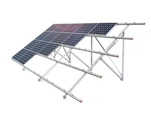SOEASY SoB-9 알루미늄 상업 1mw 100kw 15kw 지상 태양 건 드리는 장착 패널 나사 시스템 구조