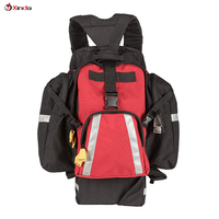 OEM sac à dos professionnel en nylon pour feux de forêt avec bandes réfléchissantes sac d'équipement pour pompiers