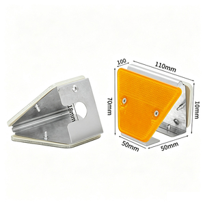 Réflecteur de sécurité routière en plastique pour guidage et signalisation, délimiteur de zone et garde-corps de signalisation - Product Image 2
