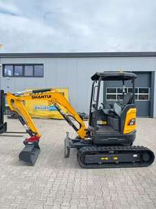 Mini excavadora 2.6ton Pequeña excavadora sobre orugas SE26SR con alta eficiencia - Product Image 2