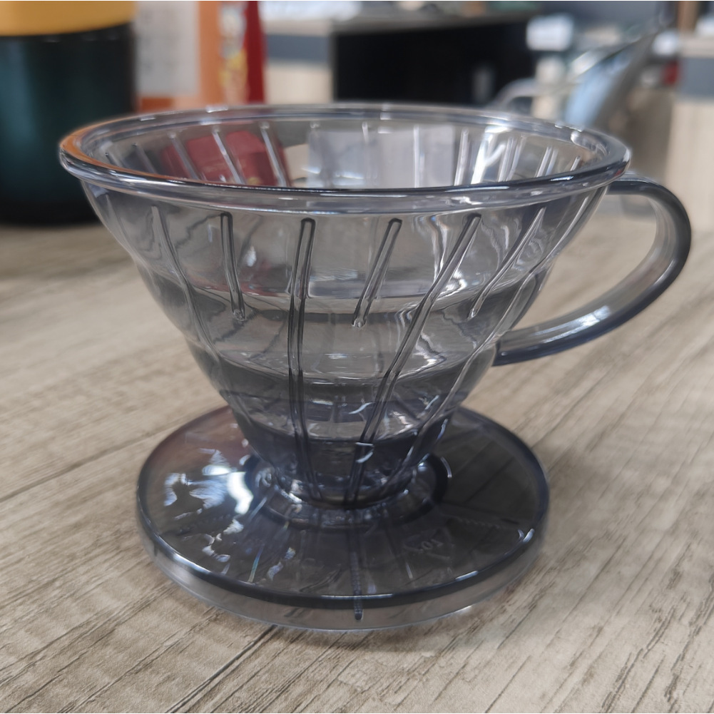 Gray coffee filter cup [large, round bottom]
