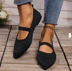 <span class=keywords><strong>Scarpe</strong></span> basse da donna <span class=keywords><strong>con</strong></span> lacci, punta affusolata, tacco a <span class=keywords><strong>zeppa</strong></span> basso e comodo supporto plantare, adatte alle donne. - Product Image 3