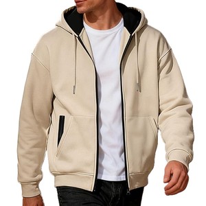 Sudaderas con Cremallera Personalizadas al por Mayor para Hombre, Sudaderas con Cremallera de Estilo Único y Transpirables para Hombre, Nueva Llegada en Oferta - Product Image 2