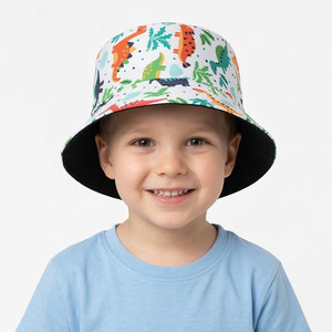 Cappello <span class=keywords><strong>da</strong></span> <span class=keywords><strong>Pescatore</strong></span> per Bambini a Righe con Animali Cartoon, Unisex, Primavera-Autunno, Simpatico Cappello <span class=keywords><strong>da</strong></span> Sole a Forma di Squalo, Traspirante in Poliestere - Product Image 3
