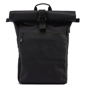 Custom Fashion Recycled Plastic Bottles Expandable <b>Roll</b> <b>Top</b> Waterproof Trendy <b>Backpack</b> With Laptop Pocket <b>Backpack</b> - Product Image 2