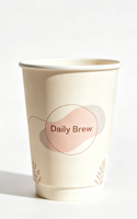 Mini-gobelet jetable biodégradable et compostable en papier kraft à paroi simple pour dégustation de boissons et portions individuelles