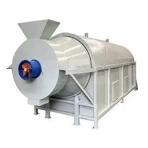 Industrial Rotary Sand Slime Rotary Drum Dryer Corn Rice Dehydrator Animal Manure Animal Feed Dehydrator