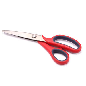 Tesoura preta de arco semi-circular, profissional de 9 polegadas com cabo zigzag - Product Image 3