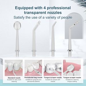 Hydropulseur buccal électrique portable sans fil TAHATH IPX6 en ABS écologique, rechargeable, pour soins dentaires, en gros - Product Image 2
