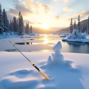 Premium Fast Action inverno canna da pesca 200g ghiaccio Hard Rod mulinello Spinning Casting penna Pole esche per la pesca sul lago - Product Image 2