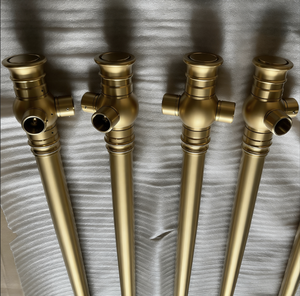 Plans de toilette <span class=keywords><strong>en</strong></span> pierre naturelle Calacatta Viola lourd, système de pieds de console <span class=keywords><strong>en</strong></span> marbre de Carrare, meubles de <span class=keywords><strong>salle</strong></span> de bain <span class=keywords><strong>en</strong></span> marbre gris de qualité supérieure - Product Image 2