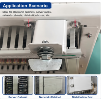 Boîtier d'ordinateur étanche, anti-poussière et anti-corrosion à bas prix, accessoires de châssis, verrou de fixation pour armoire