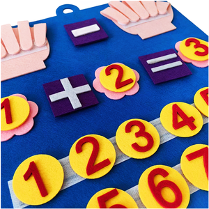 Venta al por mayor <span class=keywords><strong>de</strong></span> juguetes <span class=keywords><strong>de</strong></span> Aprendizaje Temprano fieltro matemáticas juguete fieltro dedo juguete conjunto para niños - Product Image 4