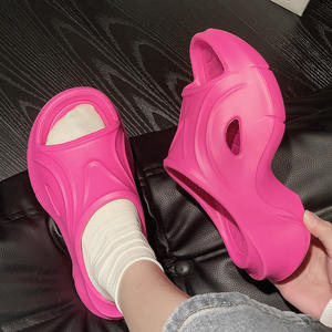 Sandalias de Plataforma con Punta Abierta para Mujer, Suela Gruesa Antideslizante, Zapatos de Playa, Moda de Verano, Talla para Adultos, 3.5cm o Más de Altura - Product Image 3