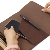 Carpeta Multifuncional de Cuero para Cuadernos, Carpeta de Graduación para Estudiantes de Arte, Carpeta de Archivos A4, Carpeta Multifuncional