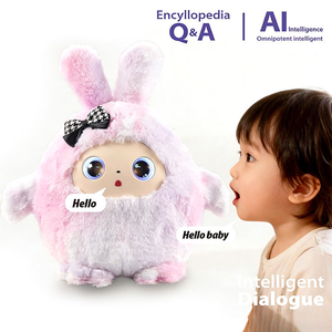 OEM Samtoycn Chat GPT, Robot de IA Multilingüe, Aplicación de Control de IA, Muñeco de Peluche de Algodón Suave, Juguete de Peluche de IA que Habla con Ojos Dinámicos - Product Image 2