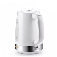 Bouilloire électrique 1850-2200W 1,7L avec ébullition rapide, arrêt automatique, base pivotante à 360° pour la préparation du thé et du café à la maison ou au bureau A.80185