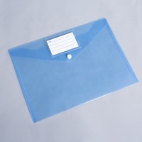 Transparent clair PP plastique A4 dossier lettre taille enveloppe couleur personnalisée UV impression Organisation
