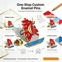 Badge métallique personnalisé, épinglette en émail, alliage de zinc plaqué or, certifié ISO, livraison 100% à temps, cadeau d'entreprise OEM personnalisé, pour revers