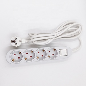 Kc điện dải ổ cắm mở rộng 4 cửa hàng với ON & OFF chuyển đổi - Product Image 2