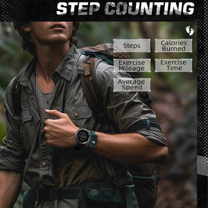 NORTH EDGE <span class=keywords><strong>montre</strong></span> numérique en nylon fibre de carbone pour hommes choc sport super léger extérieur boussole étanche 50M montres-bracelets - Product Image 4