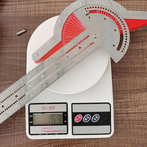 <span class=keywords><strong>Regla</strong></span> de Acero Lanceforce de 2 Metros, <span class=keywords><strong>Regla</strong></span> Recta en T, <span class=keywords><strong>Regla</strong></span> Metálica Multifuncional para <span class=keywords><strong>Medir</strong></span> Ángulos, Medición Imperial - Product Image 4