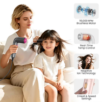 Wochuan Nouveau Design 2026 Sèche-cheveux Portable Haute Vitesse à Ions Négatifs BLDC pour Salon de Beauté, 110 000 tr/min, Mini Sèche-cheveux de Voyage