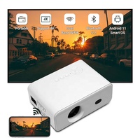 Projecteur portable Hotack L012 pour extérieur, mini projecteur HD 1080P, home cinéma, vidéo LED LCD, projecteur intelligent Android Wifi pour téléphone, pour la maison