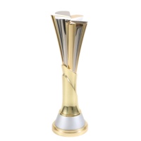 Trophée en métal personnalisé Holywell 2026 avec logo, plaques et médailles de haute qualité