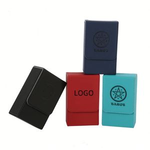 2025 Sturdy Pu Leather Deck Box Portable Protective Case Anti Slip <b>Playing</b> <b>Card</b> Case for <b>Playing</b> <b>Cards</b> - Product Image 1