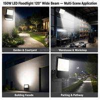 Projecteur extérieur dimmable de haute qualité 150W avec un angle vertical de 120 degrés pour un éclairage super lumineux des stades