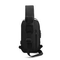 Sac bandoulière étanche pour moto/vélo avec logo personnalisé, 10 pièces, avec serrure USB antivol, sacoche de poitrine/sac à bandoulière