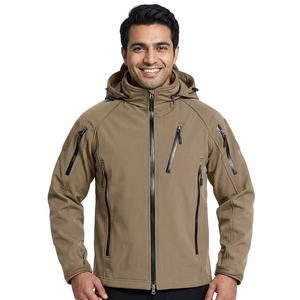 Veste Softshell Imperméable Homme 2026 Respirante Séchage Rapide Tissu Décontracté Motif Imprimé Grande Taille Unisexe Fermeture Éclair Vente en Gros - Product Image 1
