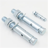 3/8*70 1/2*100 Set Yellow Zinc Plating Steel Set Anchor Bolt for Construction & Industrial Use with Longer Life TiCN Finish