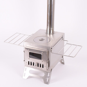Groothandel koudgewalst staal eenvoudige buitenhaard houtkachel winddichte handmatige draagbare houtkachel <span class=keywords><strong>tent</strong></span> kamperen opvouwbaar - Product Image 4