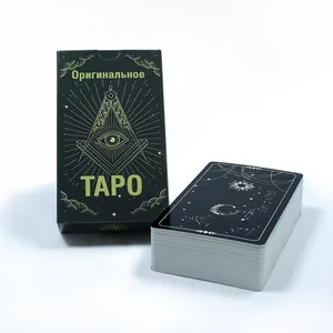 Fabriek Afdrukken Russische Taal Tarot Kaarten Klassieke Stijl Custom Dek Originele Tarot Kaarten Met Gids