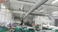 Prix direct usine Conduite d'air textile flexible haute pression durable ignifuge Norme nationale pour usage commercial
