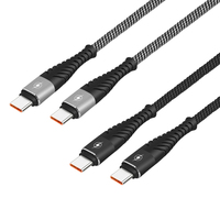 Kabel Data USB 3.0 Bentuk Ikan dengan Konduktor Tembaga Murni, Pengisian Cepat 2.4A, dan Transfer Data untuk Komputer dan Ponsel