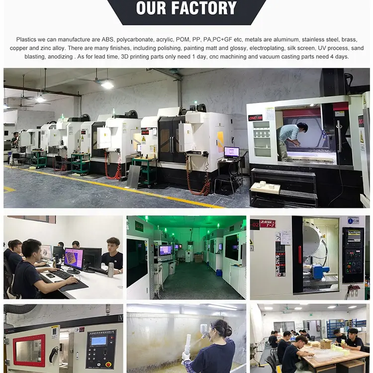 Harga pabrik produsen prototipe oem ABS presisi/PC/POM/PMM/Abrass/tembaga/aluminium cnc milling service suku cadang mesin cnc