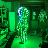 Costume de robot LED lumineux pour spectacle de danse, costume de danse LED pour boîte de nuit, quantité minimale de commande : 1 pièce