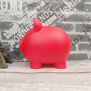Customized SHINEE Cute Piggy Bank Vinyl Baby <strong>Coin</strong> Unbreakable Plastic Children's Toy Gift Savings Jar 15x12x13.5CM - Product Image 2