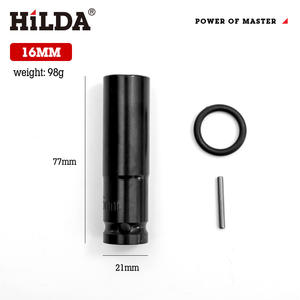 希尔达汽车修理包1/2英寸方头驱动电动扳手深冲击套筒套装手提钻六角套筒钻头16-24毫米 - Product Image 2