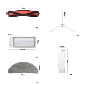 Đối với Xiaomi ROIDMI Eve cộng với nhà quét Robot Phụ kiện thay thế điện Con lăn Bàn Chải Bên Bàn chải HEPA lọc & lau - Product Image 2